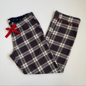 J. Crew Factory navy flannel pajama pants
